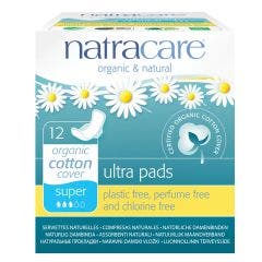 Serviettes Naturelles Ultra Super Boite De 12 Natracare