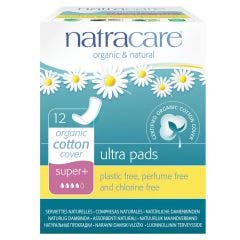 Serviettes Naturelles Ultra Long Super + Boite De 12 Natracare