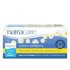 Tampons Bio Avec Applicateur Super + Boite De 16 Natracare