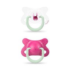 Night & Day Sucette Anatomique Reversible x2 De 2 a 4 mois Suavinex