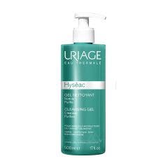 Gel Nettoyant 500ml Hyseac Peaux Mixtes A Grasses Uriage