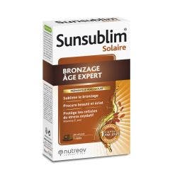 Bronzage Age Expert 28 Capsules Sunsublim Préparateur Peau Mature Nutreov