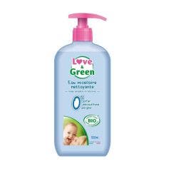 Eau micellaire nettoyante 500ml Peaux sensibles à réactives Love&Green