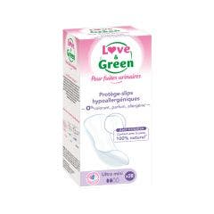 Fuites Urinaires 28 Protege-slips Ultra-mini Love&Green