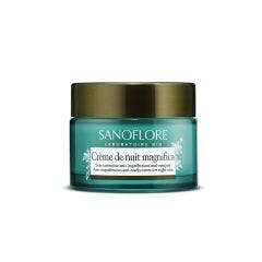 Creme De Nuit Huiles Essentielles Bio 50ml Magnifica Peau Grasses Tendance Acneique Sanoflore
