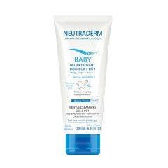 Gel nettoyant douceur 3 en 1 200ml Baby Peaux sensibles Neutraderm