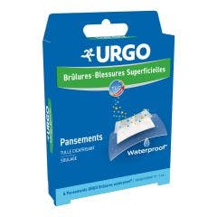 Pansements Brulures Waterproof X4 Urgo