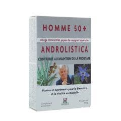 Maintien De La Prostate Hommes 50+ Androlistica x 40 Capsules Holistica