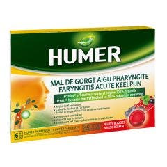 Mal De Gorge Aigu Pharyngite 20 Pastilles Humer
