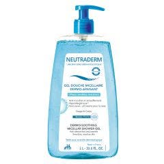 Gel Douche Micellaire Dermo-Apaisant 1L Peaux sensibles, réactives Neutraderm