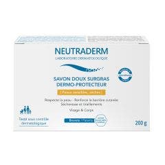 Savon solide doux surgras dermo protecteur 200g Peaux sèches Neutraderm