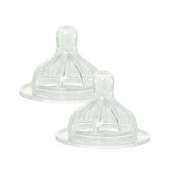 Tetine systeme anti colique silicone x2 Le biberon francais