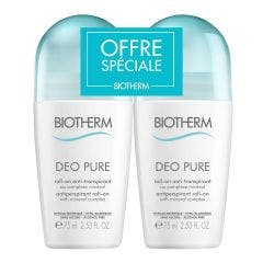 Roll-on Anti-transpirant 2x75ml Deo Pure Biotherm