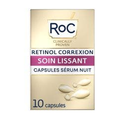 Serum Nuit Soin lissant 10 Capsules Retinol Correxion Roc