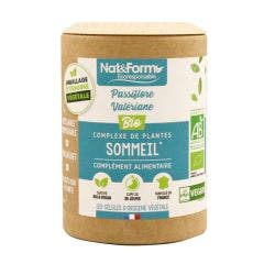 Sommeil - Passiflore/Valeriane Bio 120 gélules végétales Nat&Form
