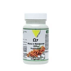OMEGA 7 500mg Huile d'Argousier 60 capsules Vit'All+