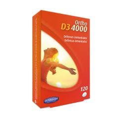 Ortho D3 4000 Défenses immunitaires 120 comprimés Orthonat