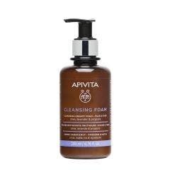 Mousse Onctueuse Nettoyante 200ml Visage et Yeux Apivita