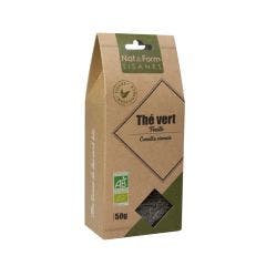 Tisane Thé Vert Feuille Bio 50g Nat&Form