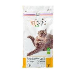 Croquettes Bio pour Chat adulte stérilisé 2kg Felichef
