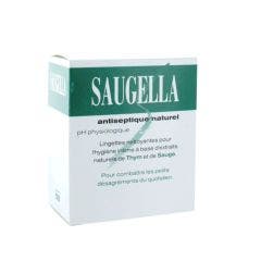 Lingettes nettoyantes Hygiene Intime x10 Antispetique Naturel Saugella