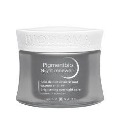 Crème de nuit unifiante 50ml PigmentBio Peaux hyperpigmentées Bioderma