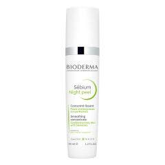 Soin peeling de nuit doux 40ml Sebium Peaux mixtes à grasses Bioderma