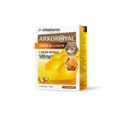 Gelée Royale 500mg Trésor de la Ruche 30 caspsules Arkoroyal Arkopharma