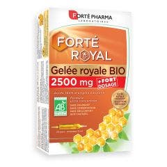 Gelée Royale Bio 2500 mg 20 ampoules Forté Royal Forté Pharma
