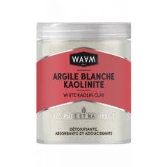 Argile blanche kaolinite 150g Visage corps cheveux Waam