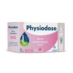 Serum Physiologique stérile 30 Unidoses de 10ml Gilbert