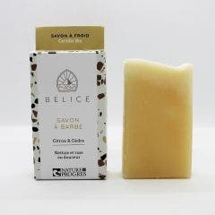 Savon a barbe citron et cedre bio 100g Belice