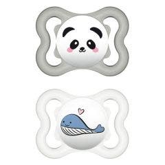 Sucettes Symetriques Silicone Suprême x2 2-6 mois Mam