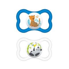 Sucettes Symetriques Silicone Suprême x2 18 mois et plus Mam