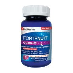 Sommeil 8H Mélatonine et Plantes 30 gommes à mâcher Forté Nuit Forté Pharma