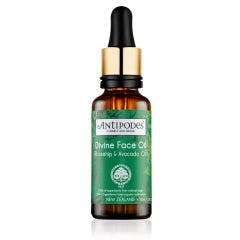 Divine - Huile Visage : Huile De Rose Musquée Et Huile D'avocat Bio 30ml Antipodes