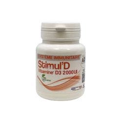 Stimul D Vitamine D3 2000UI 60 Gélules Système Immunitaire Adp Laboratoire