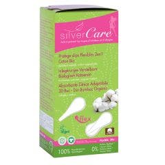 Protege slips flexibles en coton bio x30 Silver Care