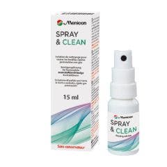 Solution de nettoyage pour lentilles rigides permèables 15ml Spray & Clean Menicon