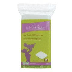 Maxi carres de coton en coton bio x60 Silver Care