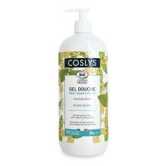 Gel douche surgras nourrissant au chevrefeuille bio 1L Peaux seches Coslys