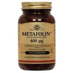 Metafolin® 400 µg Vitamine B9 brevetée x50 comprimés Solgar
