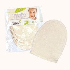 Mini gants a demaquiller lavables x4 Anae