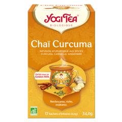 Infusion Biologique Chai Curcuma 17 Sachets Yogi Tea