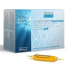 Plasma Marin Hypertonique 30 ampoules Bio Marine Propos'Nature