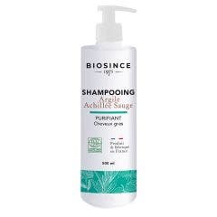 Shampooing Argile Achillée Sauge Purifiant 500ml Bio Since 1975