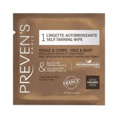 Lingette auto bronzante 1 unite Preven's