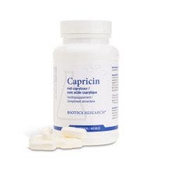 Capricin Acide Caprylique 100 Gélules Biotics Research