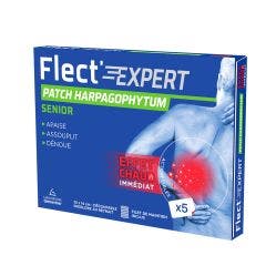 Patch Harpagophytum Arnica et Gaulthérie x5 Flect'Expert 10x14 cm Genevrier