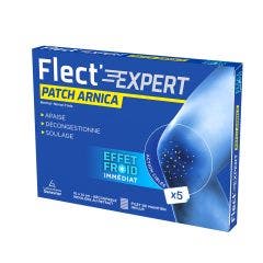 Patch Arnica x5 Flect'Expert 10x14 cm Genevrier